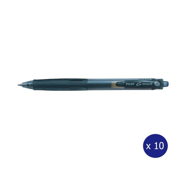 Pilot BegreeN G-Knock Retractable Gel Pen 0.7mm Black Box of 10