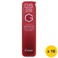 Pilot BegreeN G Neox Graphite Lead Refill 2B 0.5mm 40's Pack of 10