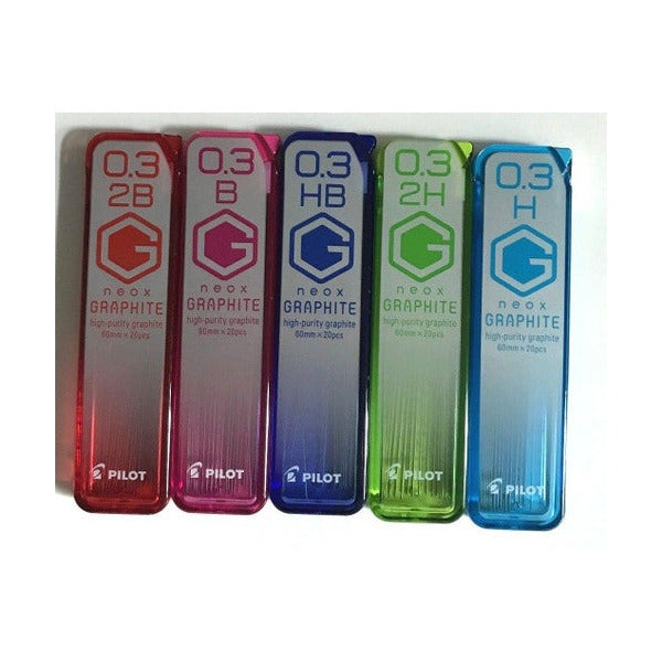 Pilot BegreeN G Neox Graphite Lead Refill B 0.3mm 20's Pack of 10