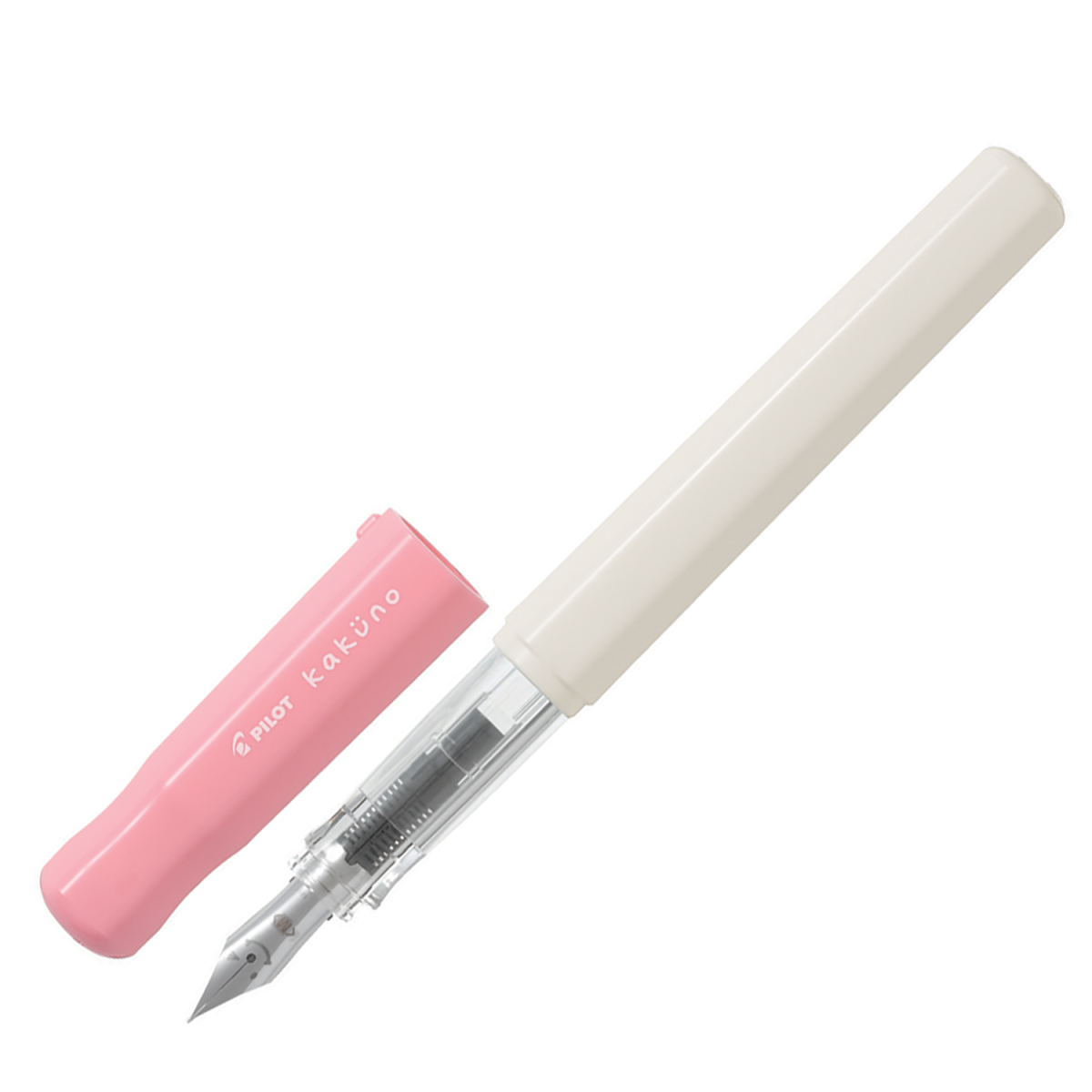 PILOT BegreeN Kakuno Fountain Pen Medium Nib Soft Pink Cap - new packaging
