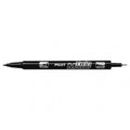 Pilot BegreeN Twin Permanent Marker Dual Nib Black Box of 10