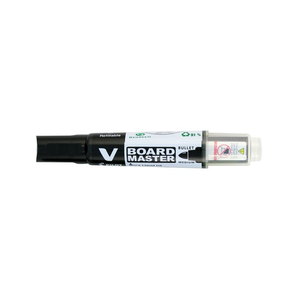 Pilot BegreeN V Board Master Whiteboard Marker Bullet Medium Black Box of 10