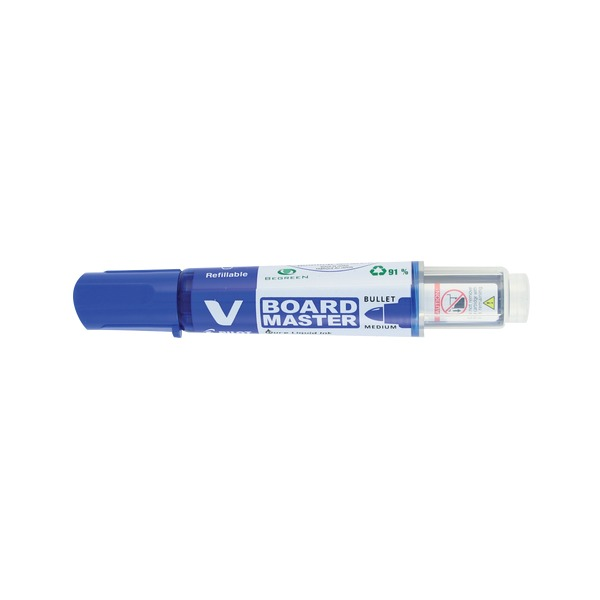 Pilot BegreeN V Board Master Whiteboard Marker Bullet Medium Blue Box of 10
