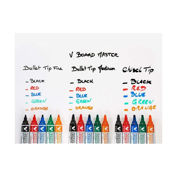 Pilot BegreeN V Board Master Whiteboard Marker Chisel Medium Assorted Pack of 5
