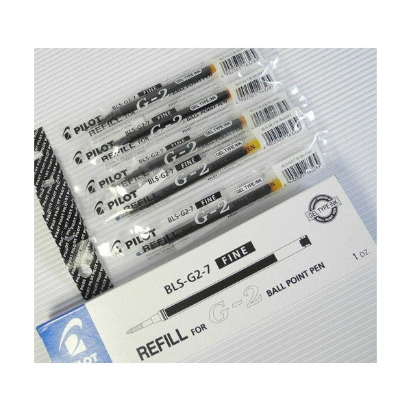 Pilot BLS-G2 Gel Refill 0.7mm Black Box of 12
