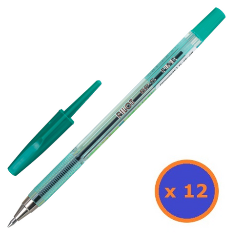 Pilot BP-S The Better Ballpoint Stick Pen Fine Green Box of 12