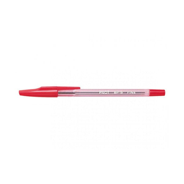 Pilot BP-S The Better Ballpoint Stick Pen Fine Red Box of 12