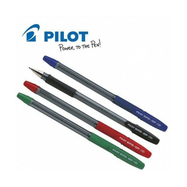 Pilot BPS-GP The Ballpoint Stick Grip Pen Extra Broad Red Box of 12