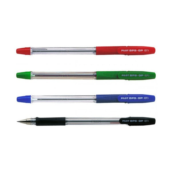 Pilot BPS-GP The Ballpoint Stick Grip Pen Extra Fine Black Box of 12