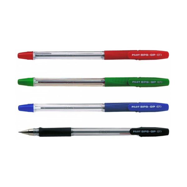 Pilot BPS-GP The Ballpoint Stick Grip Pen Extra Fine Blue Box of 12