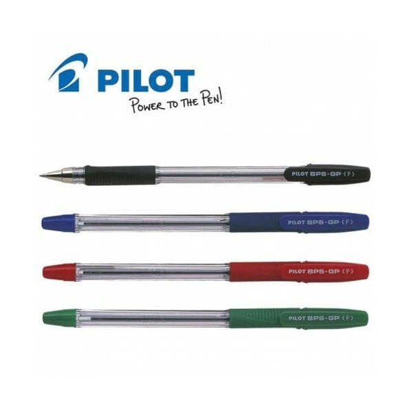Pilot BPS-GP The Ballpoint Stick Grip Pen Fine Red Box of 12
