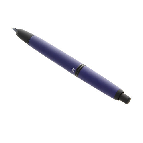 Pilot Capless Black Accent Fountain Pen Matte Blue Barrel Medium Nib