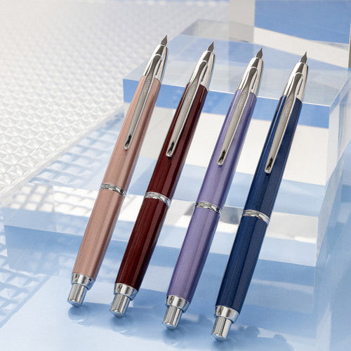 Pilot Capless Decimo Fountain Pen Dark Blue Barrel Fine Nib