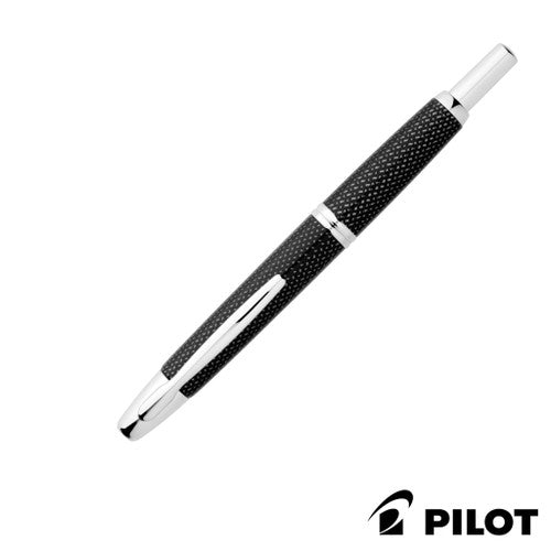 Pilot Capless Splash Fountain Pen Black Barrel Fine Nib