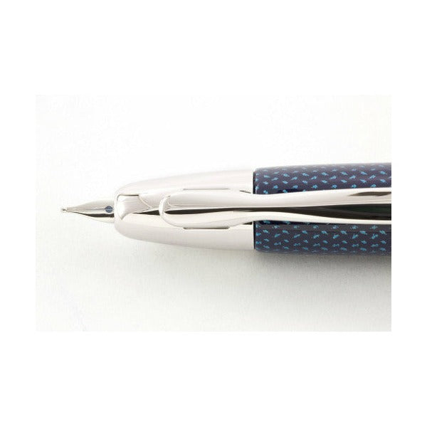 Pilot Capless Splash Fountain Pen Blue Barrel Fine Nib