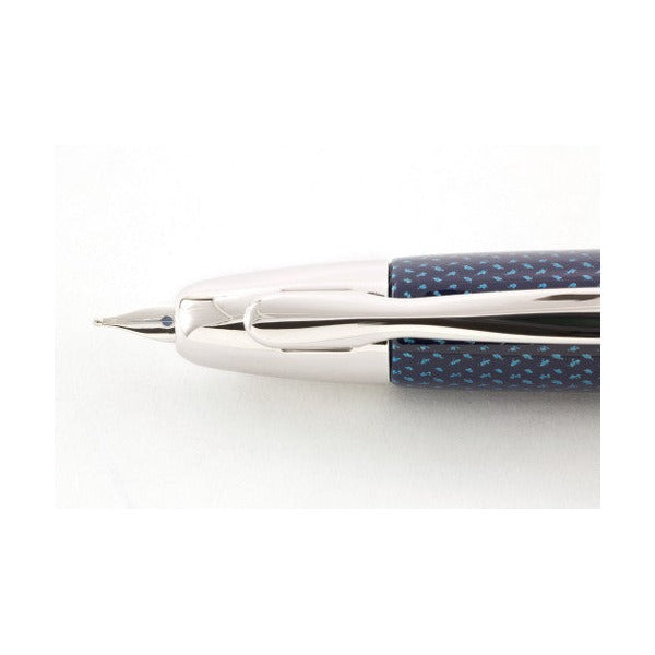 Pilot Capless Splash Fountain Pen Blue Barrel Medium Nib