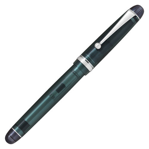 Pilot Custom 74 Fountain Pen Forest Green Barrel Broad Nib