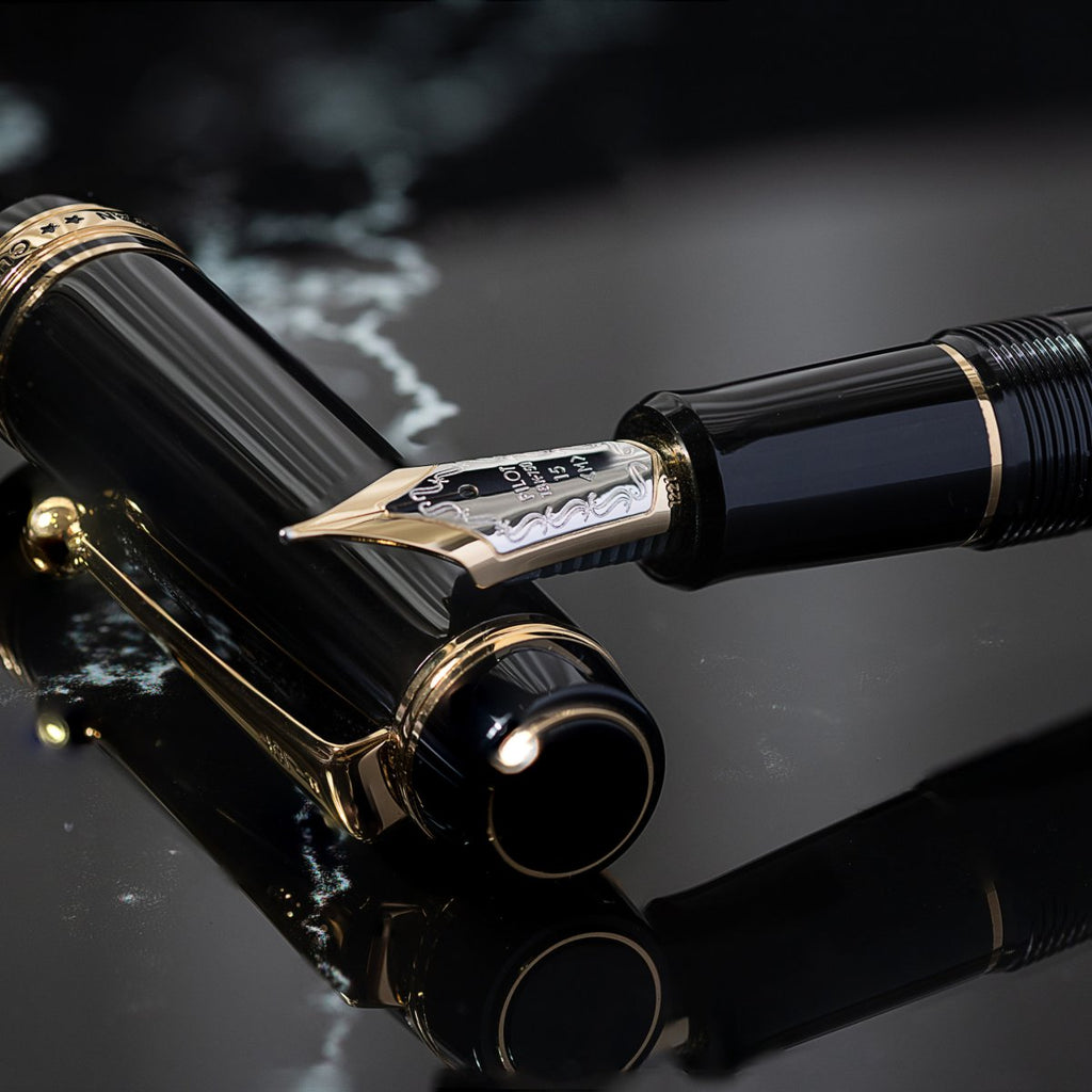 Pilot Custom 845 Fountain Pen Black Barrel Fine Nib