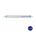 Pilot Dr Grip Retractable Ballpoint Pen Medium Pure White Box of 12