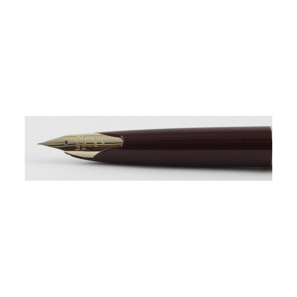 Pilot E95S Fountain Pen Deep Red 14K Gold Fine Nib