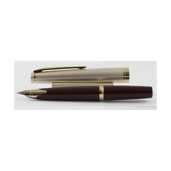 Pilot E95S Fountain Pen Deep Red 14K Gold Medium Nib