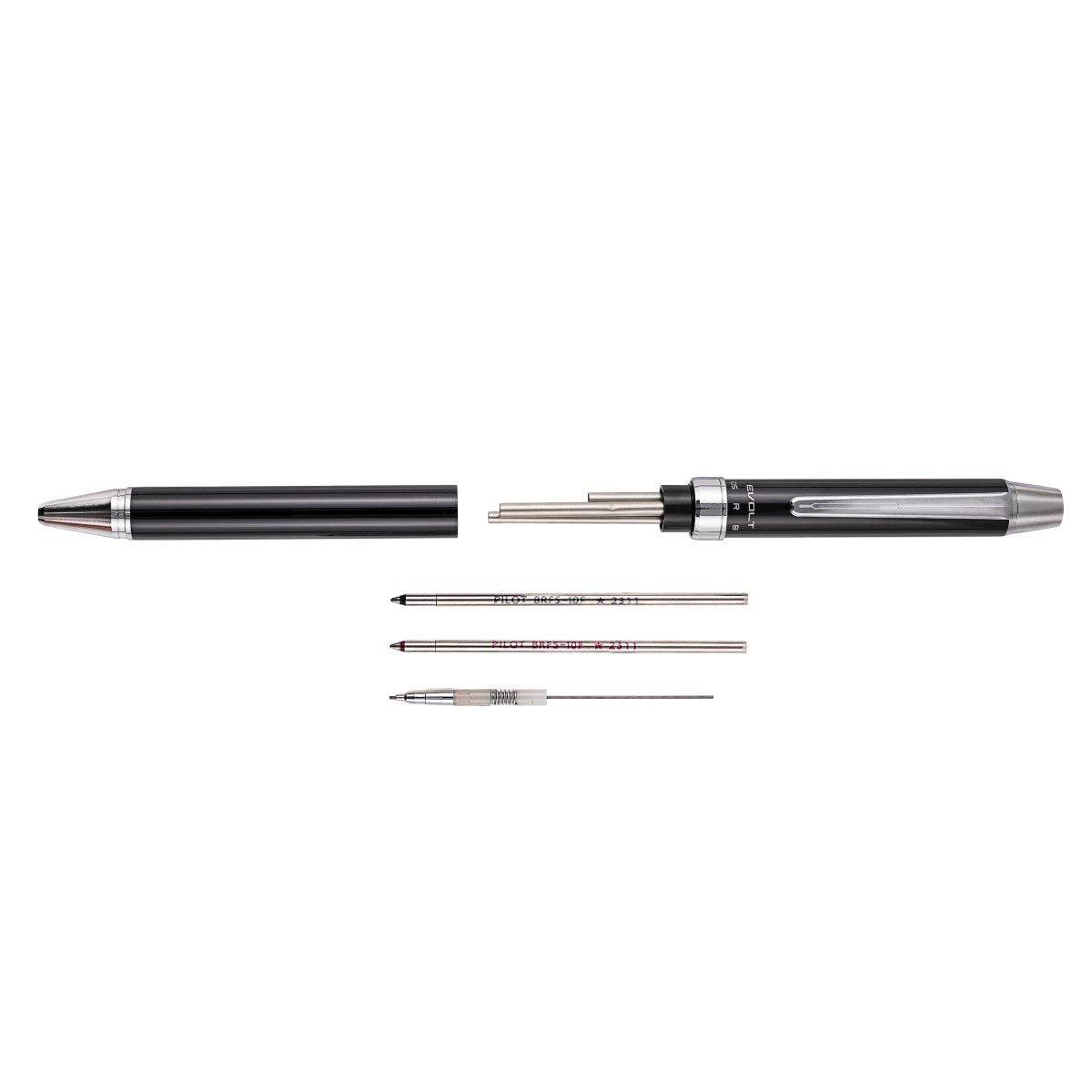 PILOT Evolt Retractable Ballpoint + Mechanical Pencil  2+1 Blue Barrel with Black & Red Ink
