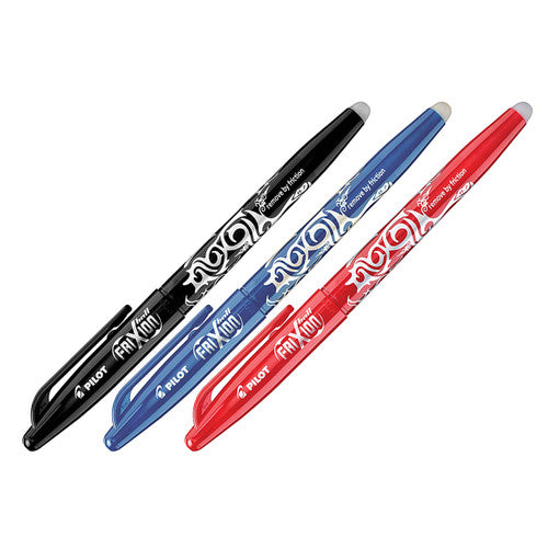 Pilot FriXion Ball Erasable Rollerball Gel Pen Fine Classic Colours Pack 3 Box of 6