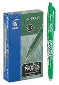 Pilot FriXion Ball Erasable Rollerball Gel Pen Fine Green Box of 12