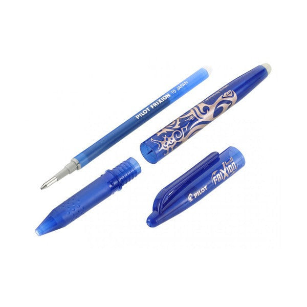 Pilot FriXion Ball Erasable Rollerball Gel Pen Medium Blue Box of 12