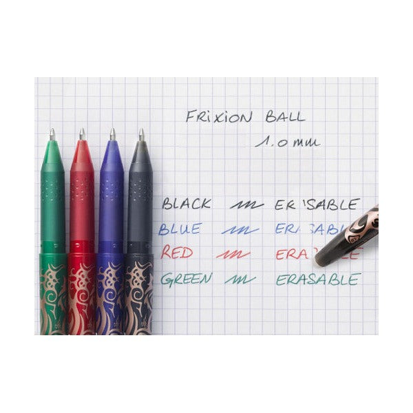 Pilot FriXion Ball Erasable Rollerball Gel Pen Medium Red Box of 12