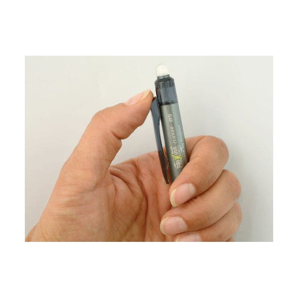 Pilot FriXion Clicker Erasable Retractable Gel Pen Extra Fine Green Box of 12