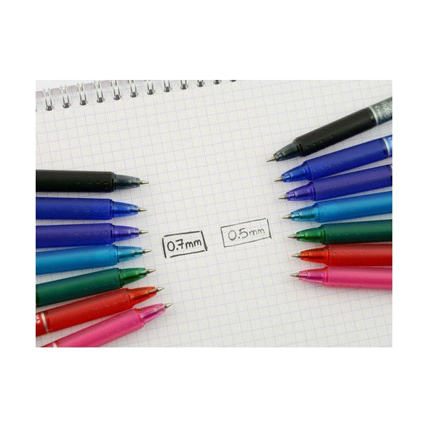Pilot FriXion Clicker Erasable Retractable Gel Pen Extra Fine Green Box of 12