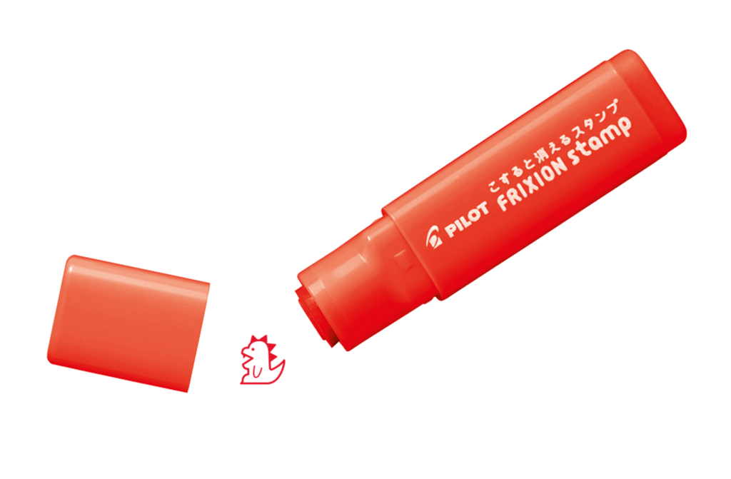 PILOT FriXion Erasable Stamp Monster Red Box of 5