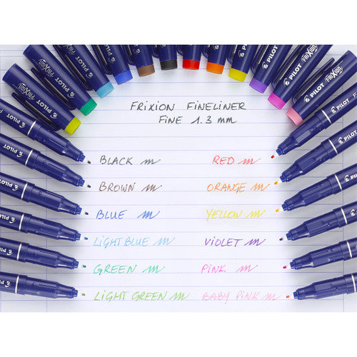 Pilot FriXion Fineliner Pen Violet Box of 12