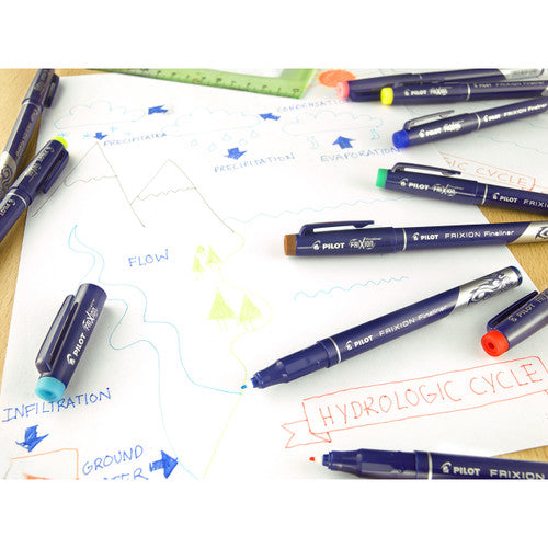 Pilot FriXion Fineliner Pen Violet Box of 12
