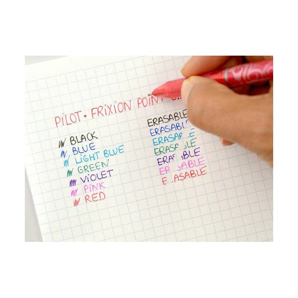 Pilot FriXion Point Erasable Gel Pen Extra Fine Black Box of 12