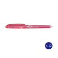 Pilot FriXion Point Erasable Gel Pen Extra Fine Pink Box of 12