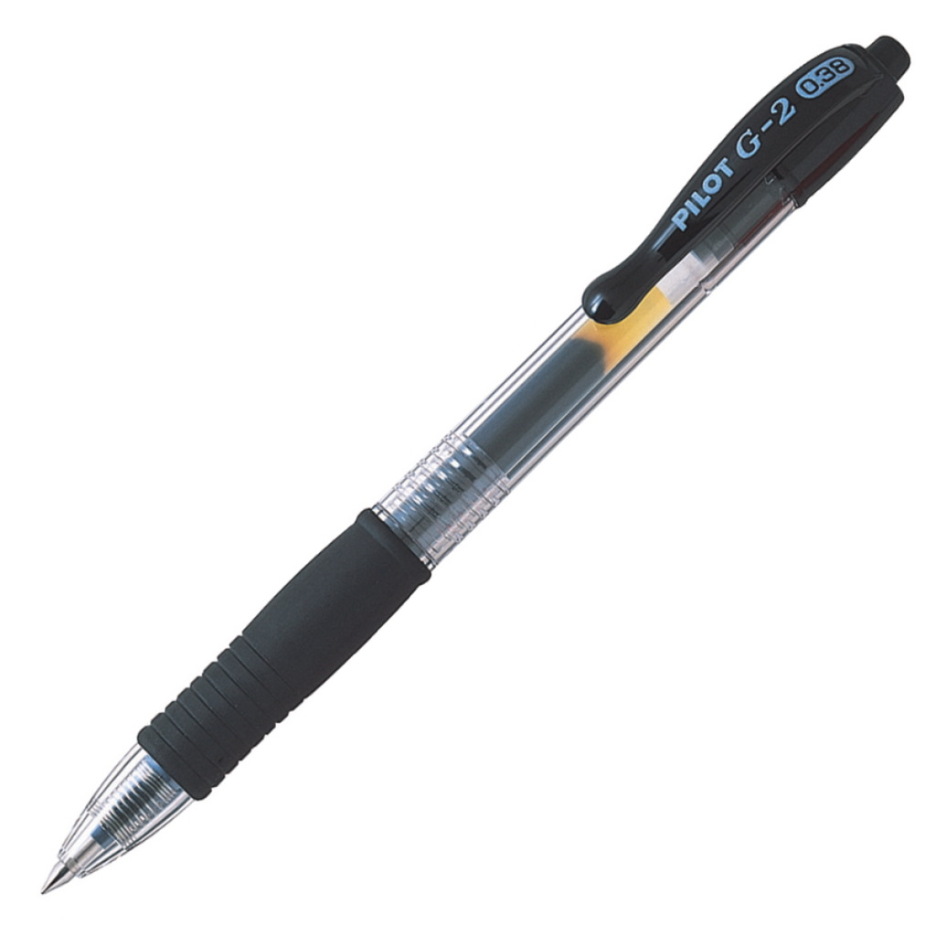 Pilot G-2 Retractable Gel Pen 0.38mm Black Box of 12