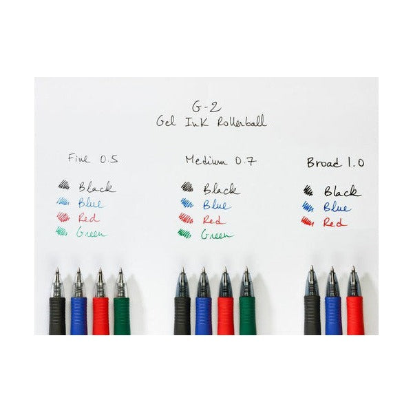 Pilot G-2 Retractable Gel Pen 0.5mm Blue Box of 12
