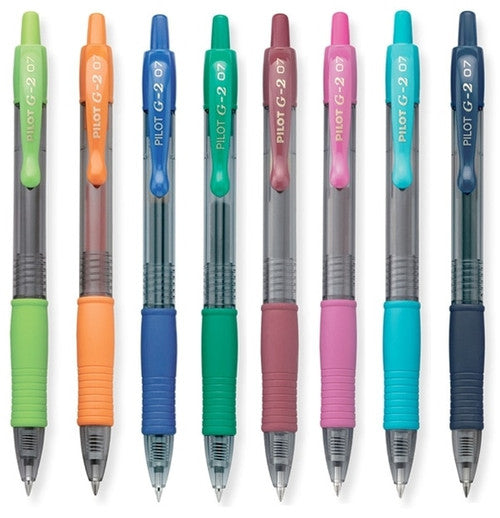 Pilot G-2 Retractable Gel Pen 0.7mm Blue Box of 12
