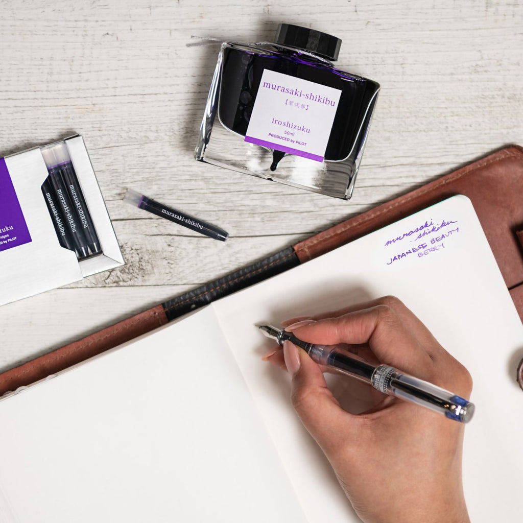 Pilot Iroshizuku Fountain Pen Ink Cartridge Japanese Beautyberry (Murasaki-shikibu) Pack 6