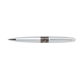 Pilot MR2 Premium Ballpoint Pen Medium Silver Python Barrel Black Ink