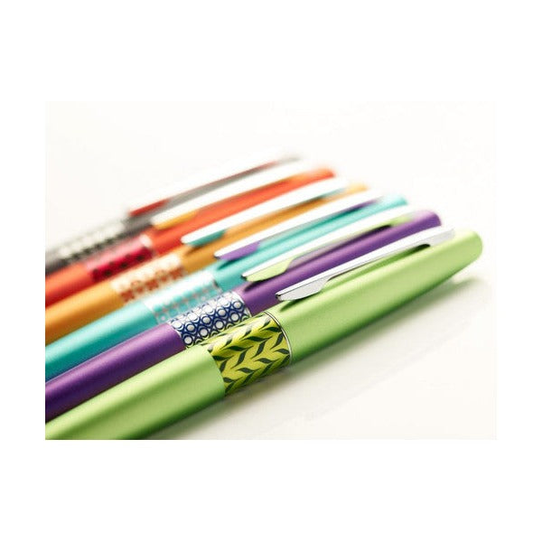 Pilot MR3 Retro Pop Fountain Pen Red Wave Barrel Fine Nib