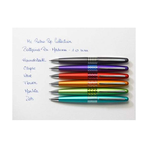 Pilot MR3 Retro Pop Premium Ballpoint Pen Medium Violet Ellipse Black Ink