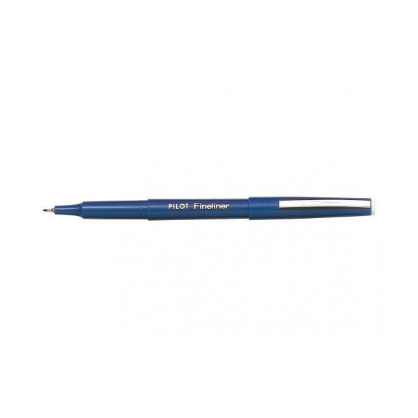 Pilot Original Fineliner Pen 0.4mm Blue Box of 12