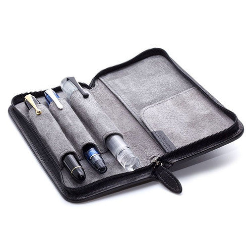 Pilot Pensemble 3 Pen Leather Case Brown