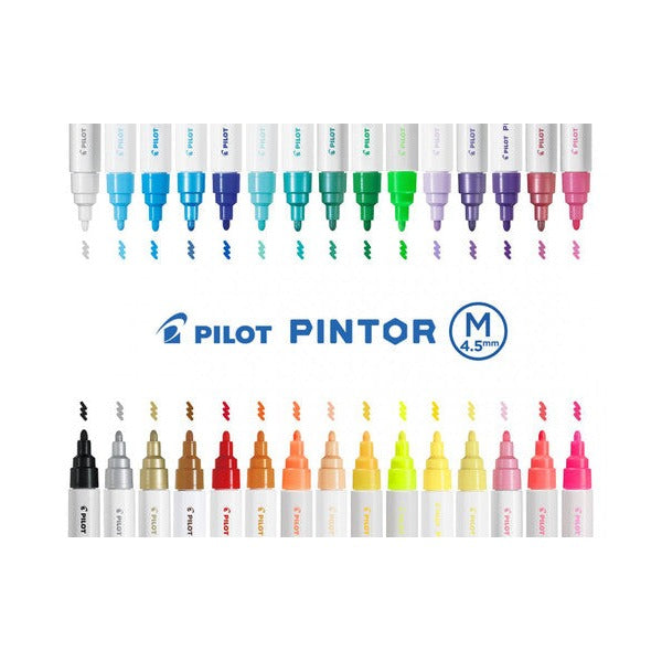 Pilot Pintor Marker Medium Neon Pink Box of 6