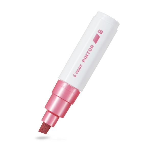 Pilot Pintor Paint Marker Broad Chisel Tip Metallic Pink