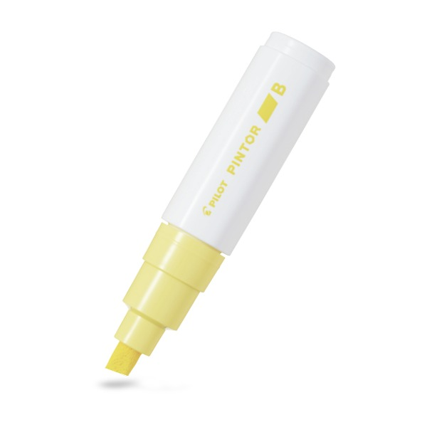 Pilot Pintor Paint Marker Broad Chisel Tip Pastel Yellow