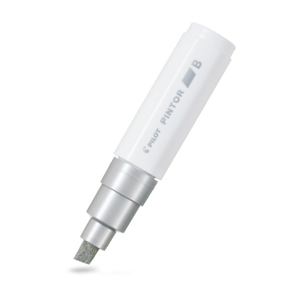 Pilot Pintor Paint Marker Broad Chisel Tip Silver